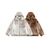 Unisex Coat Youth University Style Lamb Wool Coat Winter