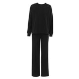 Women Co-Ords Knitted plus Fluff Sweater Winter