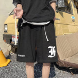 Men Beach Shorts Summer Sports Retro Loose Casual