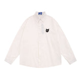 Men Long Sleeved T Shirt I Minimalist Long Sleeve Shirt Boys Spring and Autumn Japanese Style Loose Casual Polo Collar Shirt