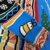 Kapital Sweater Vintage Hida Hehong Style Japanese Jacquard Heavy Industry Cardigan V-neck Sweater Coat