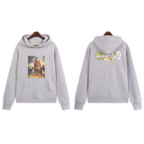 Denim Tears Hoodie oil painting alphabet print hoodie sweater