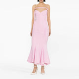 Bohemian Dress Fashion Temperament Bandage Fishtail Dress