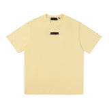 Fog Essentials T Shirts Spring/Summer FOG Season 9 Double Line Casual Crew Neck Short Sleeve