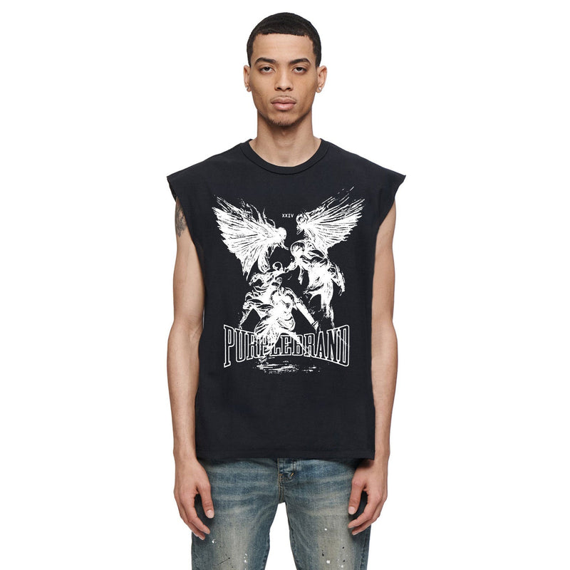 Purple Brand Tank T Shirts Sleeveless T-shirt Vest