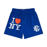 Eric Emanuel EE Shorts I Love New York Mesh Shorts Quick Drying Basketball Speedos