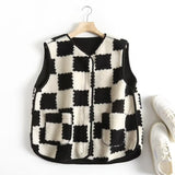 Women Vest Lamb Wool All-Match Loose