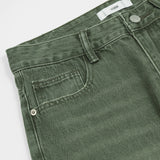 Men Jeans Distressed Loose Worn Casual Wide Leg