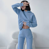Women Co-Ords Sports and Leisure Sweater Suit Female