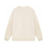 Amiri Sweatshirt Autumn/Winter AMI Blue Dragon Letter Pattern Crew Neck Pullover Sweater