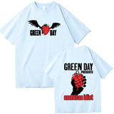 Green Day T Shirt Green Day Saviors Band T-Shirts Unisex Harajuku Hip Hop