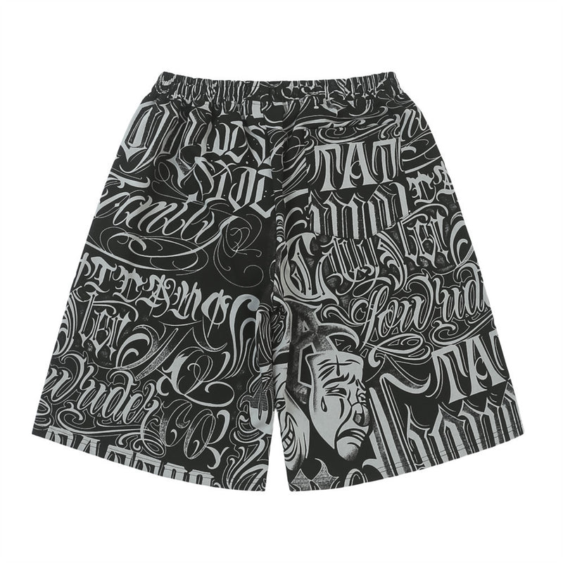 Men Shorts Loose Leisure Sports Drawstring