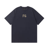 Fog Essentials T Shirts Spring Summer FOG Letter Crew Neck Short Sleeves