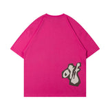 Men T-Shirt Fun Cartoon Foam Oversize All-Matching