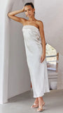Women Dress Elegant Socialite Satin Dress