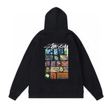 Stussy Hoodie Fall/Winter Fleece Hooded Sweater