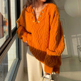 Women Pullover Sweater Temperament Loose Pullover