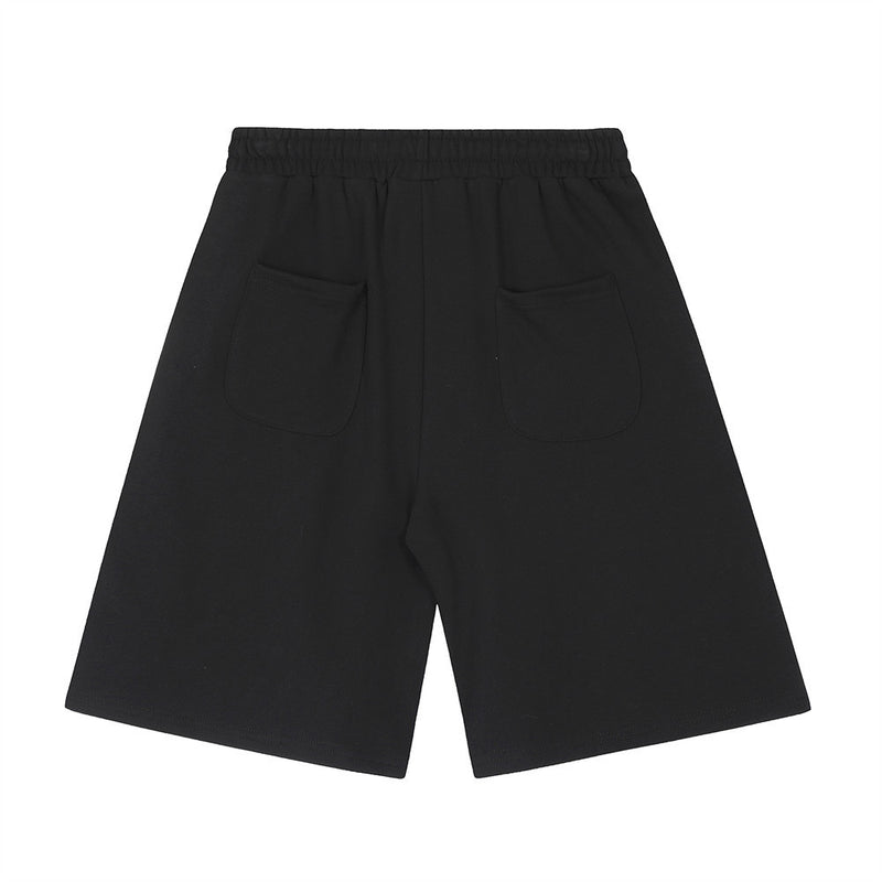 Men Shorts Summer Casual Sports Loose Striped Stitching