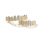 Grillz 8-tooth zircon braces Hiphop Grillz Spectrum
