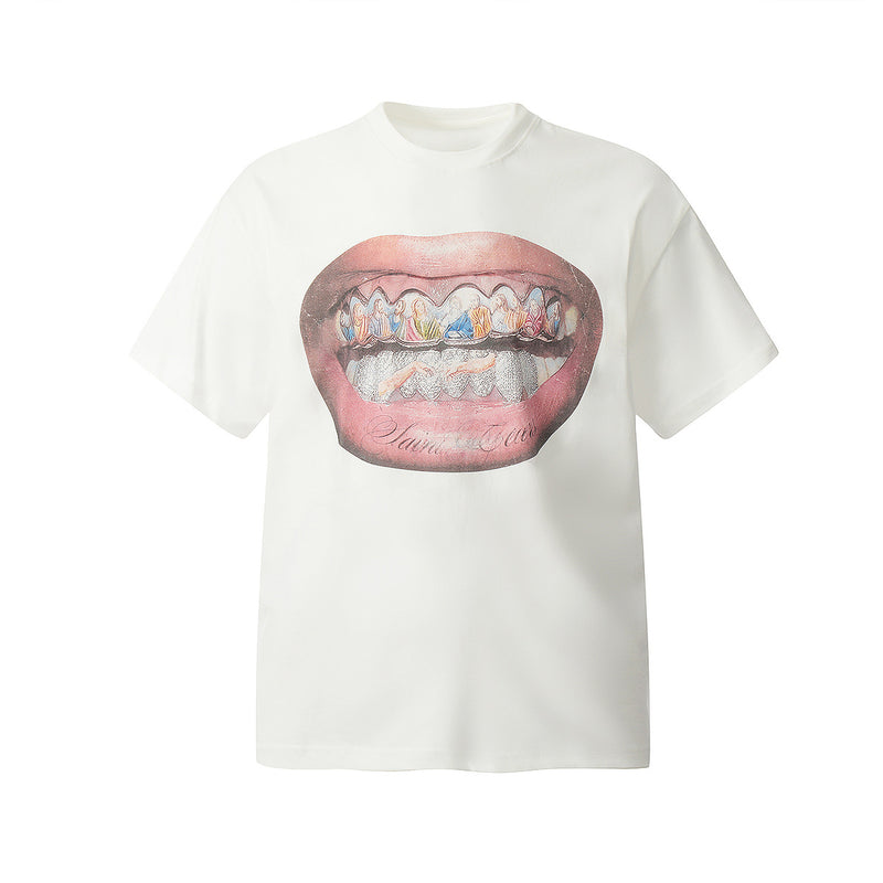 Unisex T-Shirts Saint Michael Vintage 3D Printed Loose T-Shirt