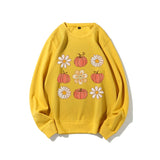 Flowers And Pumpkins Sweatshirt Pumpkin Fall Tee Cozy Autumn