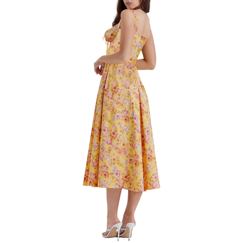 Women Dress Hot Girl Summer Floral French Style