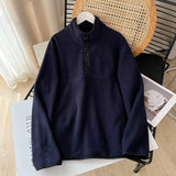 Women Hoodie Polar Fleece Loose Fleece-lined