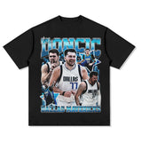 Slovenian Luka Doncic sport  Cotton T-Shirt  sports fan