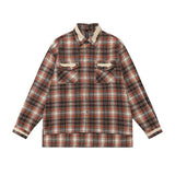 Men Long Sleeve T Shirt Men's Spring and Autumn Loose Lapels Shirt Coat