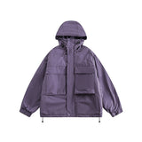 Unisex Coat Loose Hooded Jacket Winter Coat