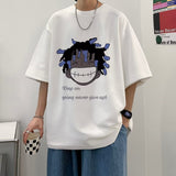 Men T Shirt Summer Oversize Heavy Cotton