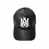 Amiri hat embroidery leather