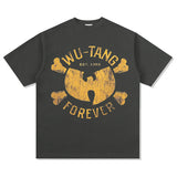 Unisex T Shirt Short Sleeve T-Shirt Washed Cotton