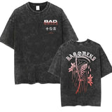 Bad Omens Band Music Tour 2024 Washed T Shirt Retro 90s