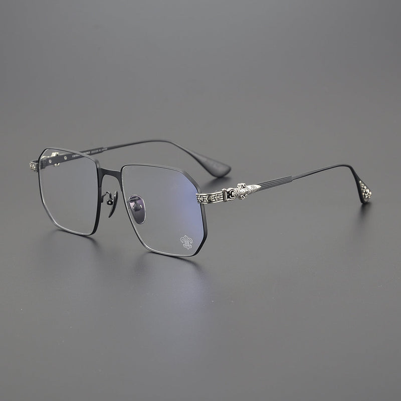 CHH Chrome Hearts Glasses Fashion Large Face Plain Myopia Large Frame Glasses Frame