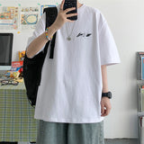 Men T Shirt Loose Leisure All-Matching