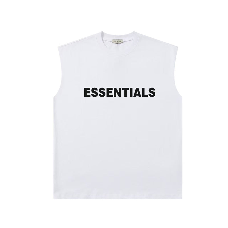 Fog Essentials tank spring summer FOG letter crew neck casual vest