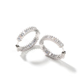 Earrings Zircon Round Earrings St. Valentine's Royalty