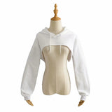 Women Hoodie Short All-Match Hoodies Hot Girls