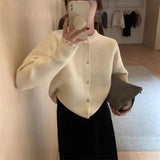 Women Knitted Cardigan Temperament Knitted Lace