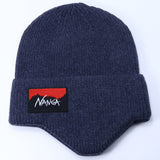 Stussy Hat Winter Knitted Hat Men's and Women's Warm Ear Protector Outdoor Wool Hat