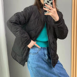 Women Cotton Coat Vintage Double-Sided Wear Cotton Jacket