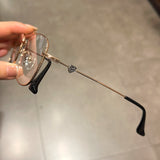 CHH Chrome Hearts Glasses Pure Titanium Ultra Light Retro Versatile Myopia Glasses Frame