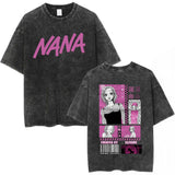 Japanese Manga Black Stones Nana Osaki Vintage Washed Tee