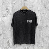 Purple Brand Distressed T Shirts Short Sleeve
