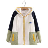 Women Cotton Coat Loose Thickening Keep Warm Fleece Padded Coat
