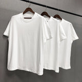 Fog Fear of God Essentials T Shirt Double Line Short Sleeve Solid Color Small Icon Bottoming Shirt Couple T-shirt Men's Three Pieces in One Pack