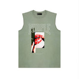 Purple Brand Tank T Shirts Sleeveless T-shirt Vest