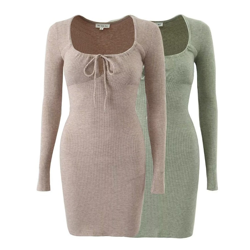 Women Dresses Knitted Sexy Dress