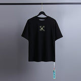 Ow T Shirts Double-Sided Splash-Ink Arrow for Men and Women